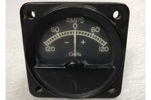 Piper / Cessna Aircraft 60A Ammeter Indicator w/ Mounting Bracket